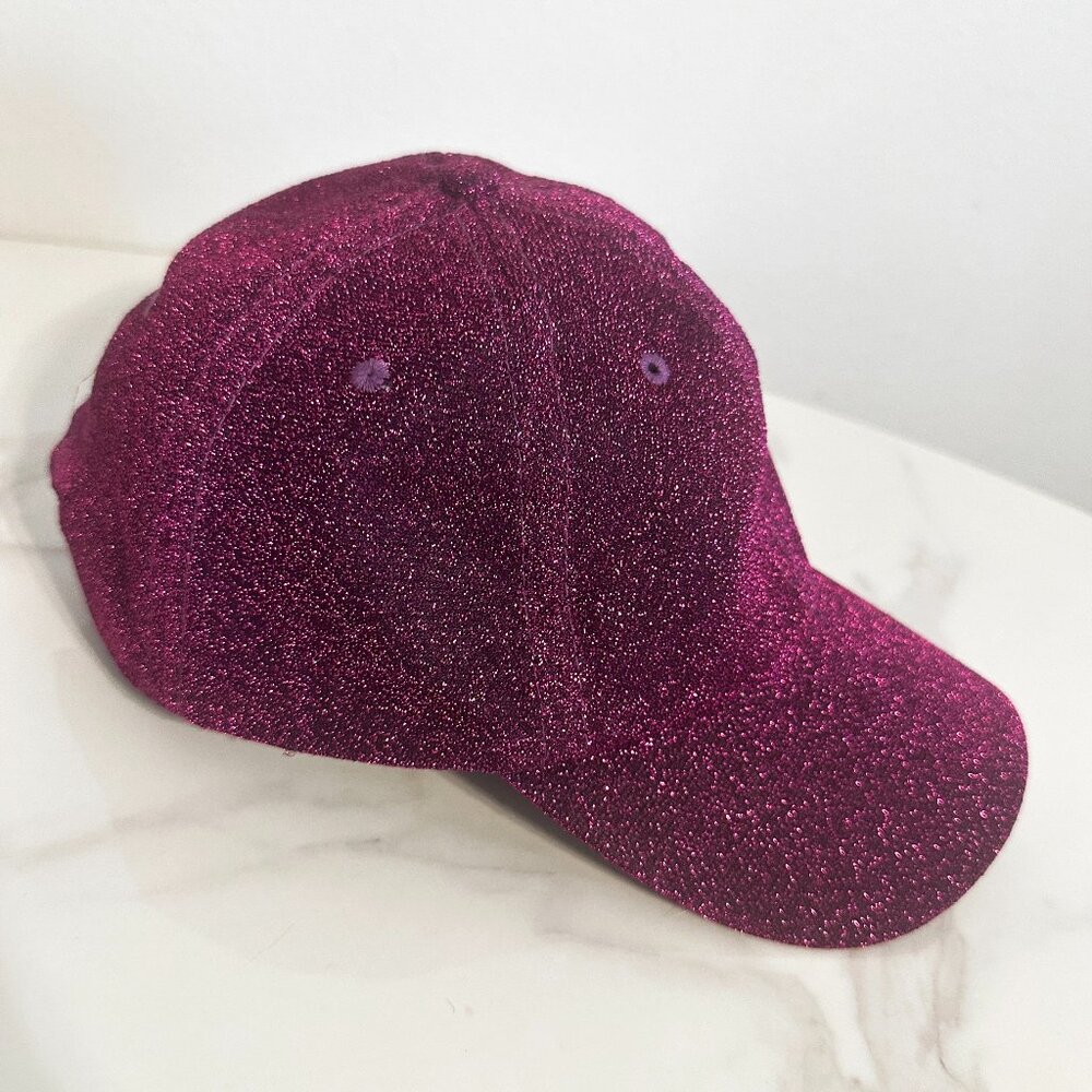 Purple Sparkly Ballcap